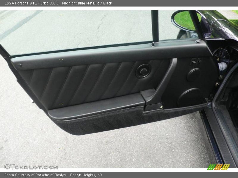 Midnight Blue Metallic / Black 1994 Porsche 911 Turbo 3.6 S