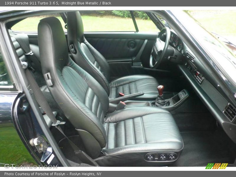 Midnight Blue Metallic / Black 1994 Porsche 911 Turbo 3.6 S