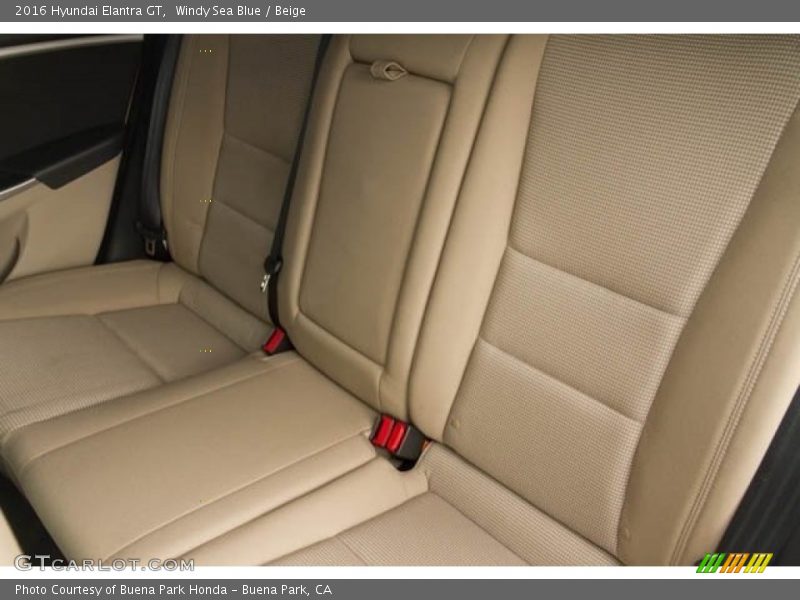 Windy Sea Blue / Beige 2016 Hyundai Elantra GT