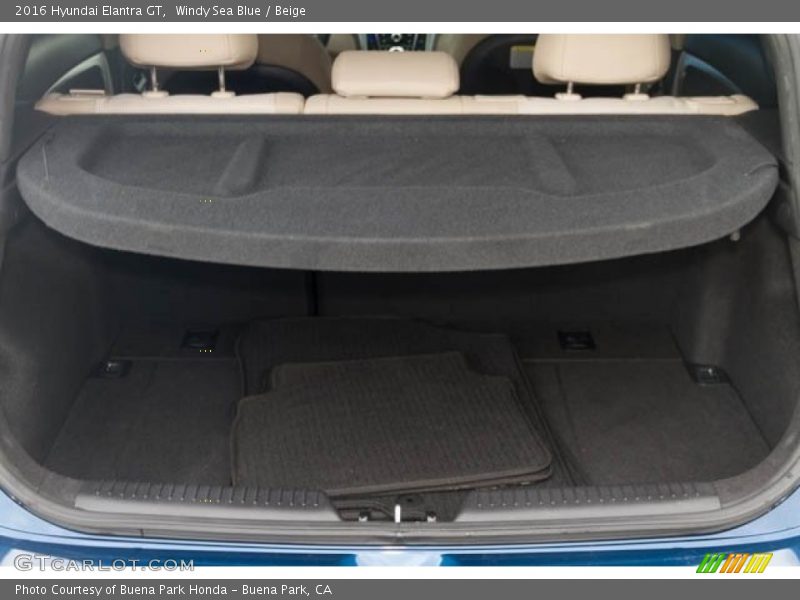 Windy Sea Blue / Beige 2016 Hyundai Elantra GT