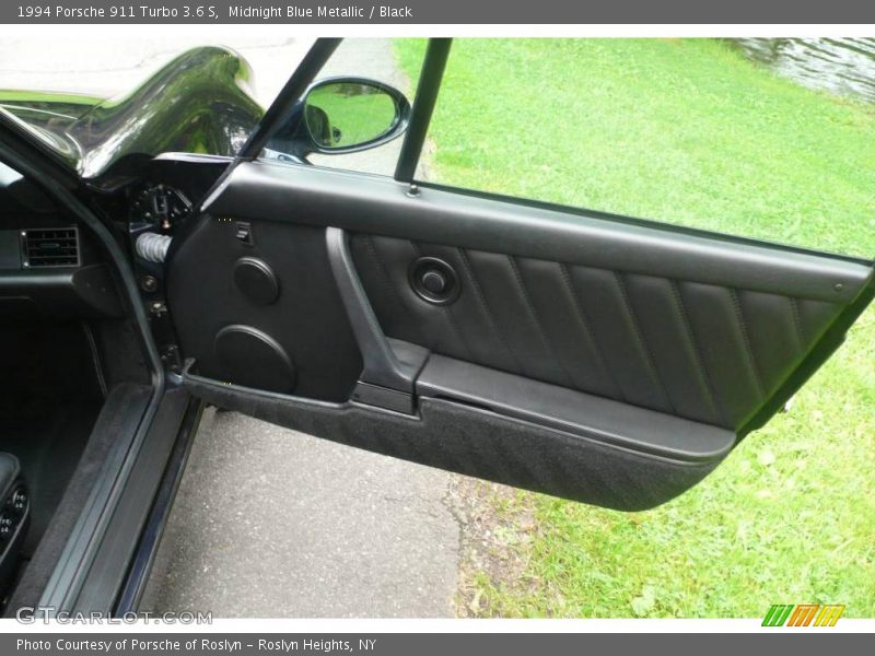 Midnight Blue Metallic / Black 1994 Porsche 911 Turbo 3.6 S