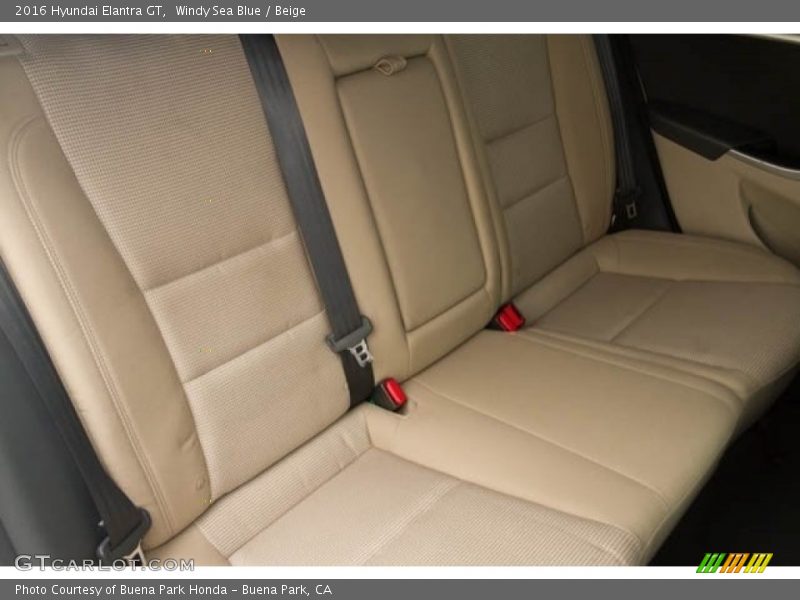 Windy Sea Blue / Beige 2016 Hyundai Elantra GT