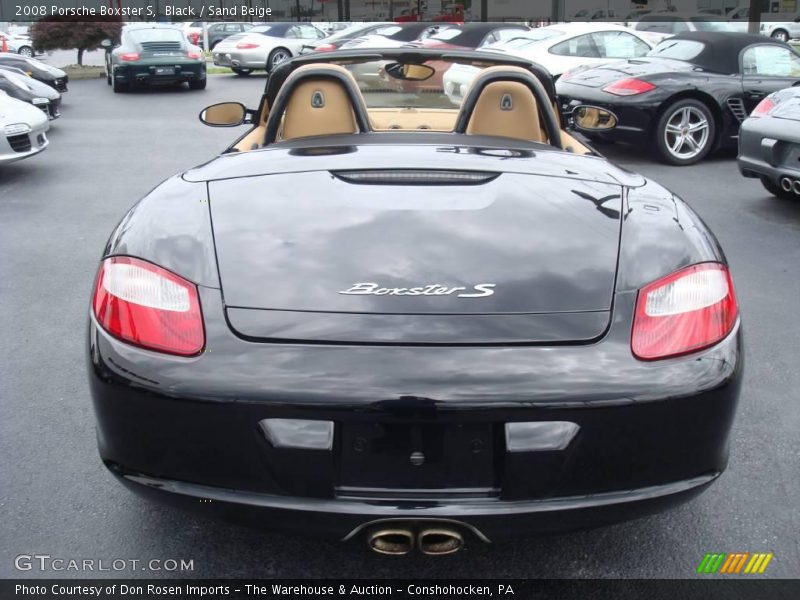 Black / Sand Beige 2008 Porsche Boxster S