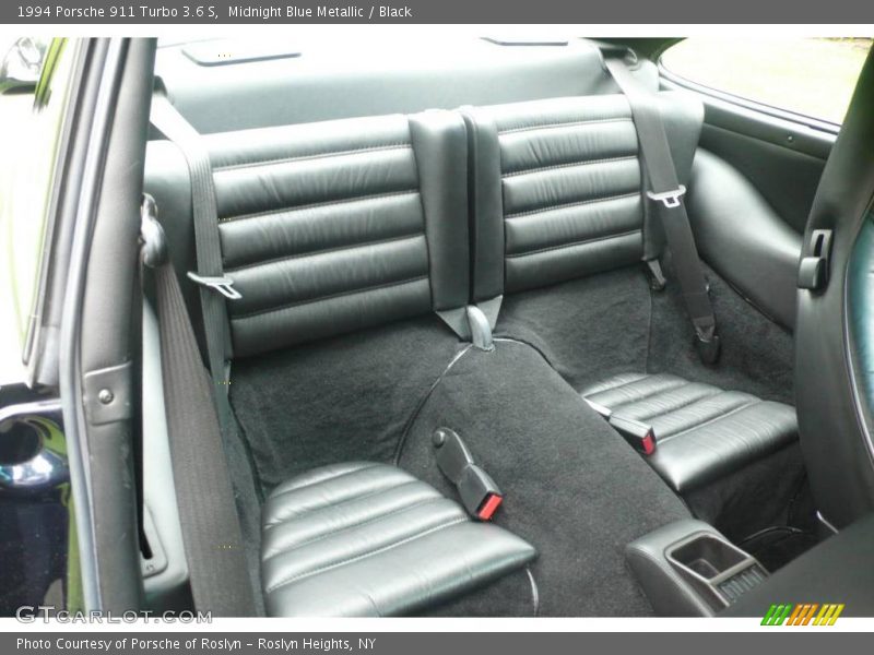 Midnight Blue Metallic / Black 1994 Porsche 911 Turbo 3.6 S