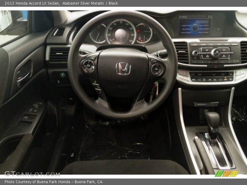 Alabaster Silver Metallic / Black 2013 Honda Accord LX Sedan