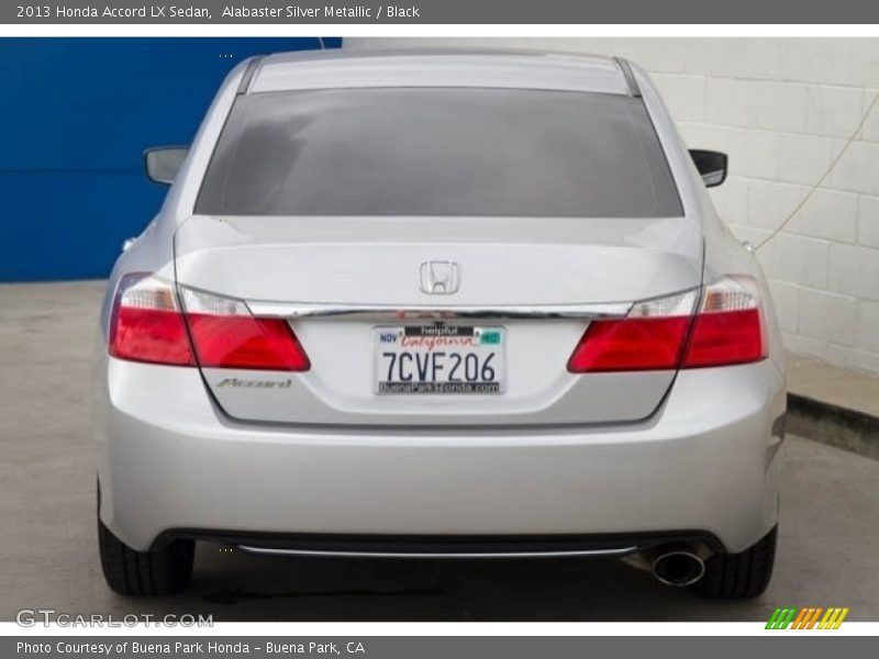 Alabaster Silver Metallic / Black 2013 Honda Accord LX Sedan