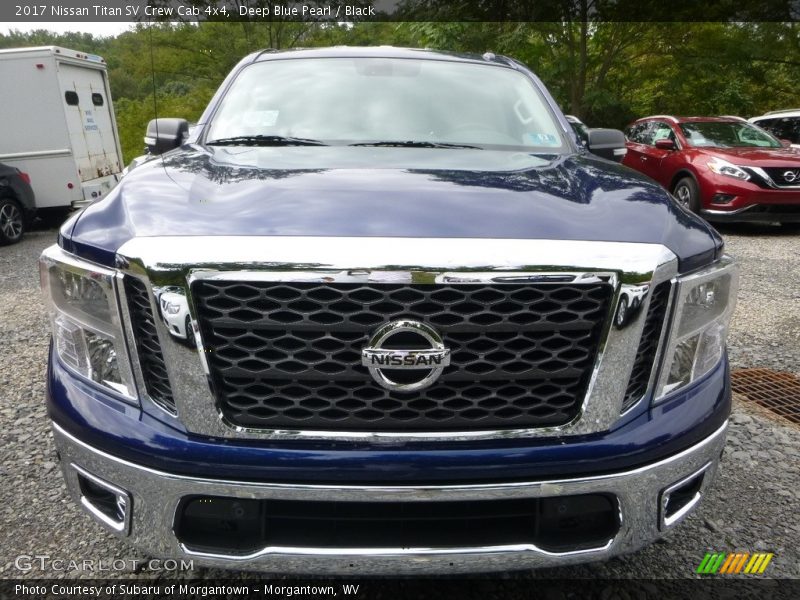 Deep Blue Pearl / Black 2017 Nissan Titan SV Crew Cab 4x4