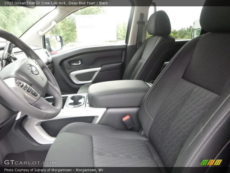 Deep Blue Pearl / Black 2017 Nissan Titan SV Crew Cab 4x4