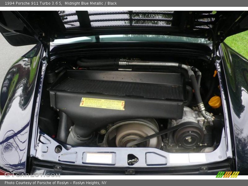 Midnight Blue Metallic / Black 1994 Porsche 911 Turbo 3.6 S