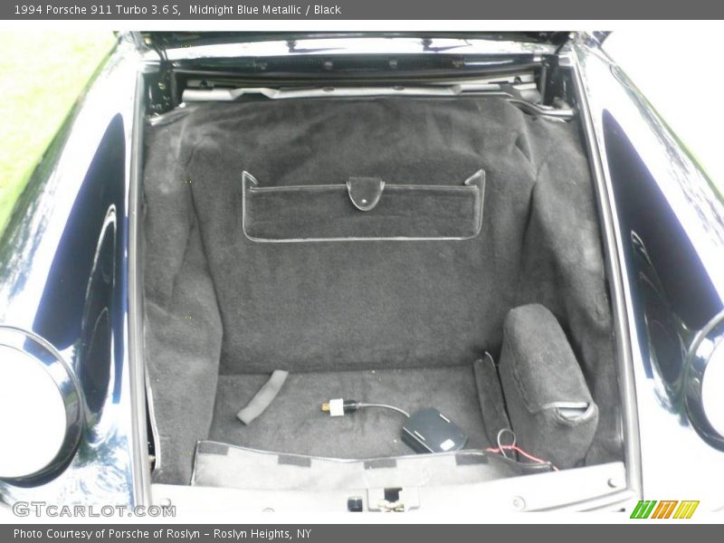 Midnight Blue Metallic / Black 1994 Porsche 911 Turbo 3.6 S