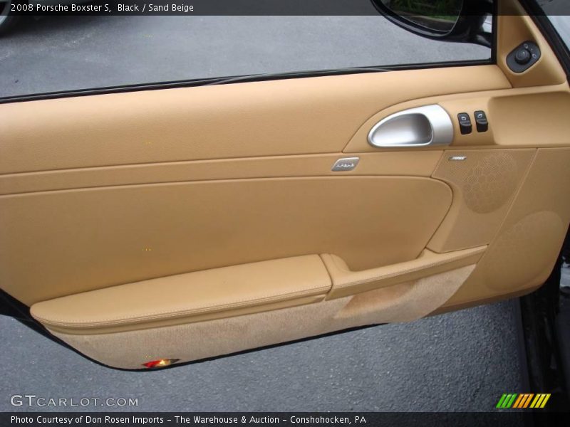 Black / Sand Beige 2008 Porsche Boxster S