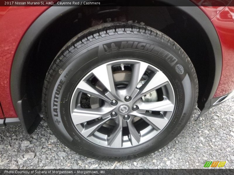Cayenne Red / Cashmere 2017 Nissan Murano SL AWD