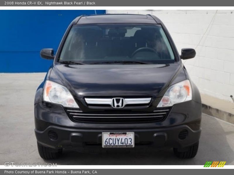 Nighthawk Black Pearl / Black 2008 Honda CR-V EX