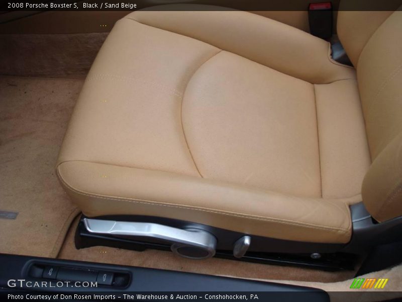 Black / Sand Beige 2008 Porsche Boxster S