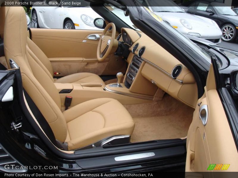 Black / Sand Beige 2008 Porsche Boxster S