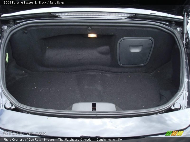 Black / Sand Beige 2008 Porsche Boxster S