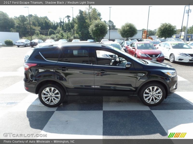 Shadow Black / Medium Light Stone 2017 Ford Escape Titanium
