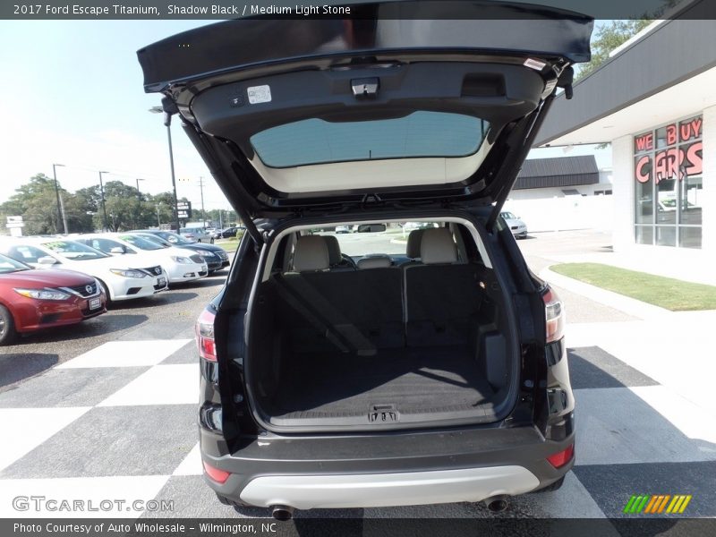 Shadow Black / Medium Light Stone 2017 Ford Escape Titanium