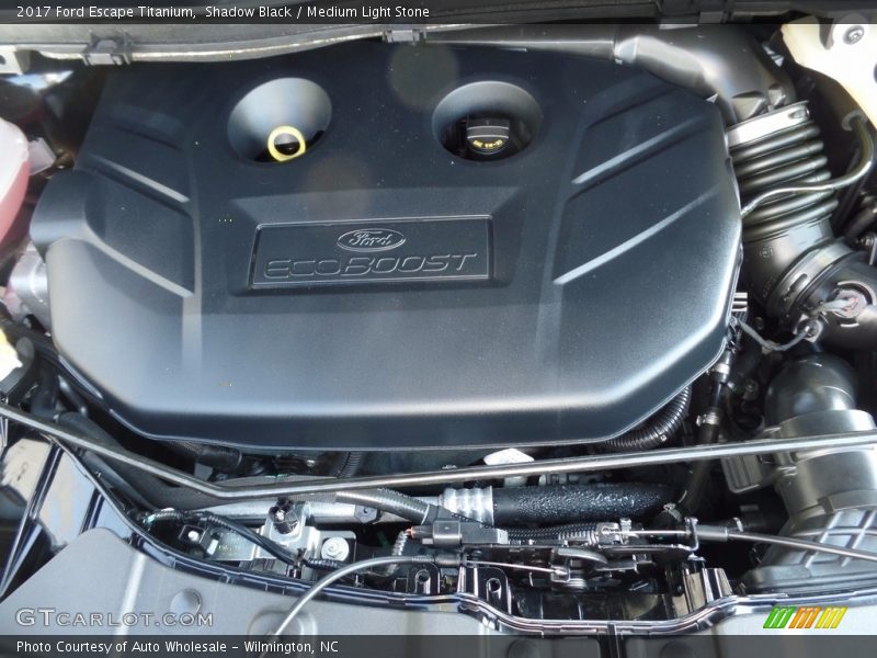 Shadow Black / Medium Light Stone 2017 Ford Escape Titanium
