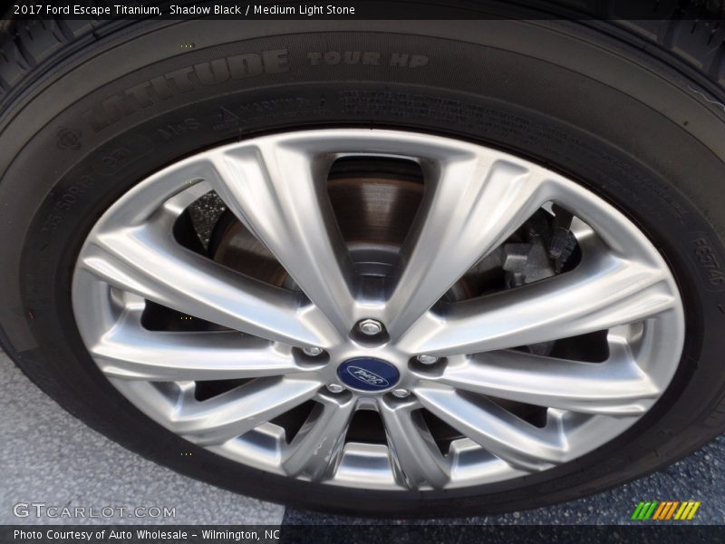 Shadow Black / Medium Light Stone 2017 Ford Escape Titanium
