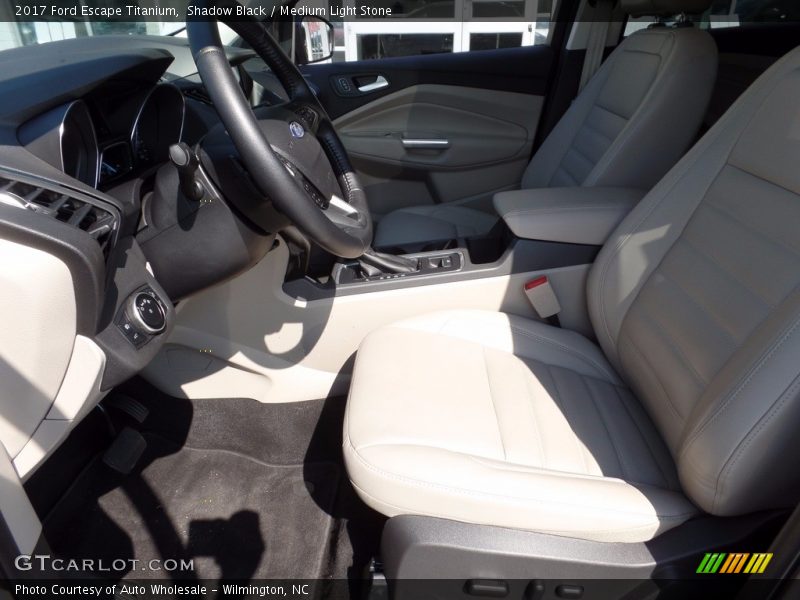 Shadow Black / Medium Light Stone 2017 Ford Escape Titanium