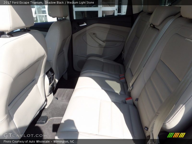 Shadow Black / Medium Light Stone 2017 Ford Escape Titanium
