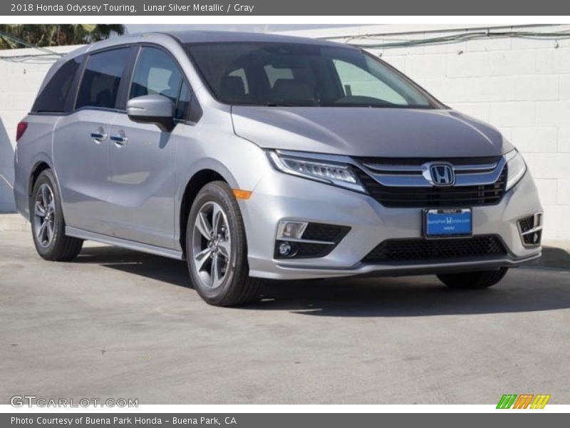 Lunar Silver Metallic / Gray 2018 Honda Odyssey Touring