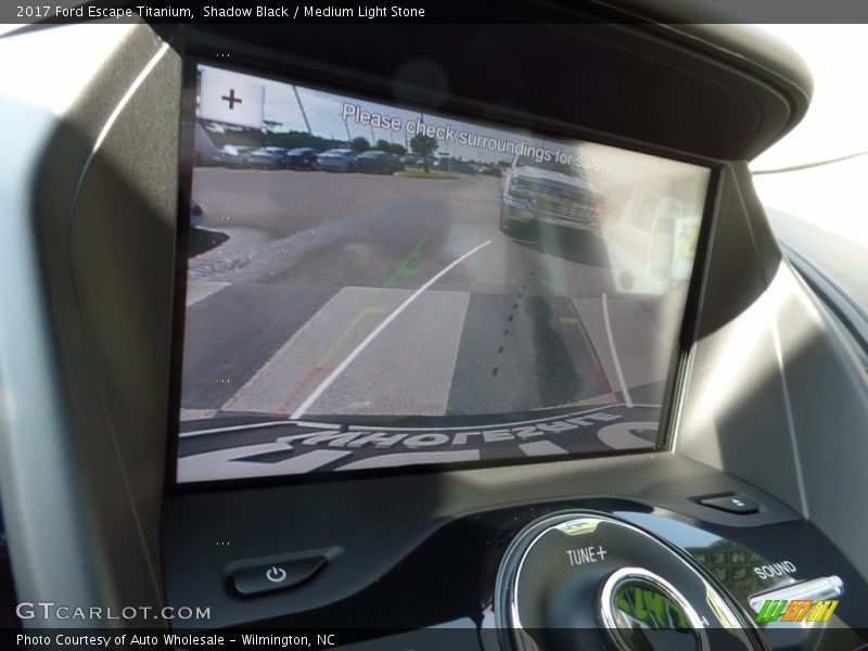 Shadow Black / Medium Light Stone 2017 Ford Escape Titanium