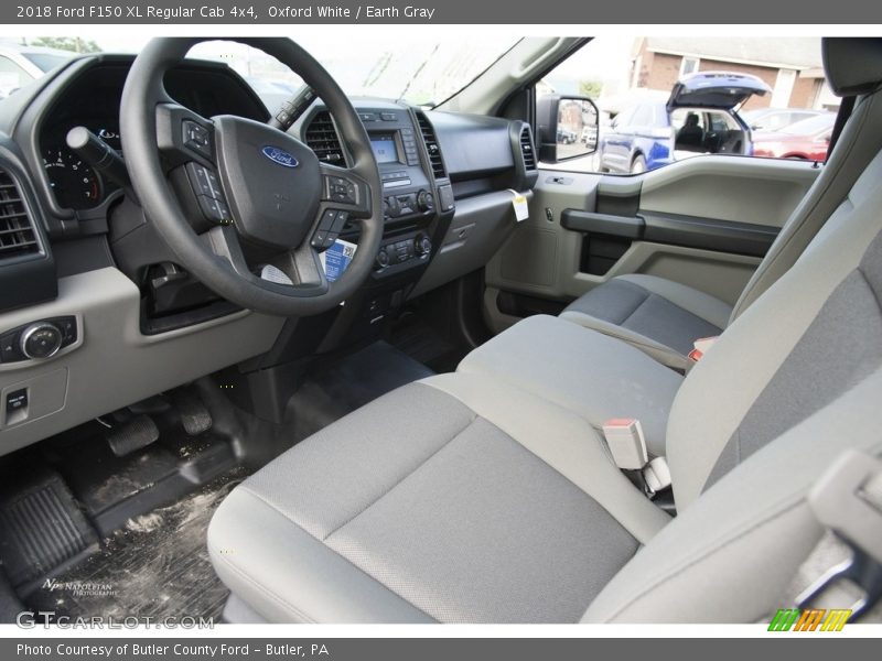 Oxford White / Earth Gray 2018 Ford F150 XL Regular Cab 4x4