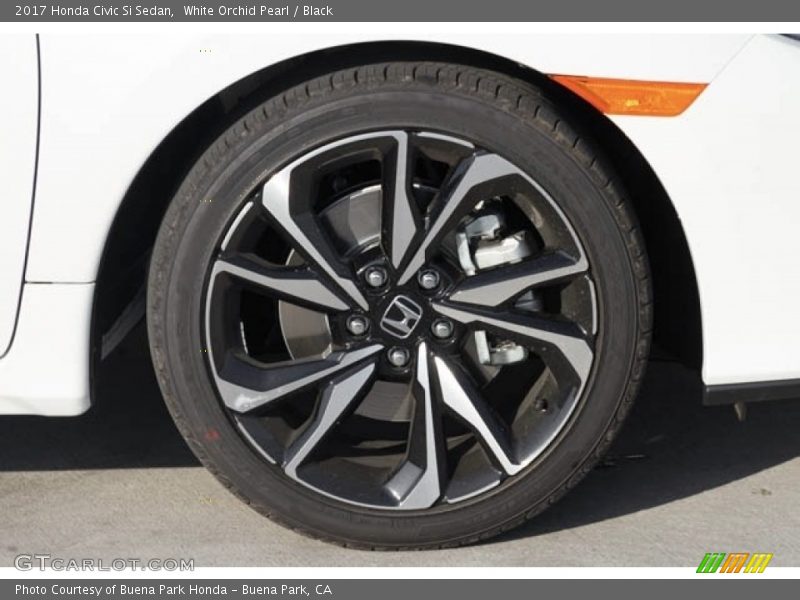 White Orchid Pearl / Black 2017 Honda Civic Si Sedan
