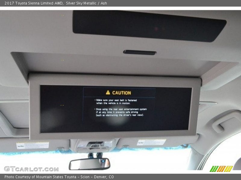 Silver Sky Metallic / Ash 2017 Toyota Sienna Limited AWD