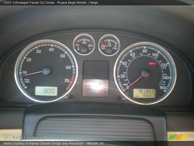 Mojave Beige Metallic / Beige 2002 Volkswagen Passat GLS Sedan