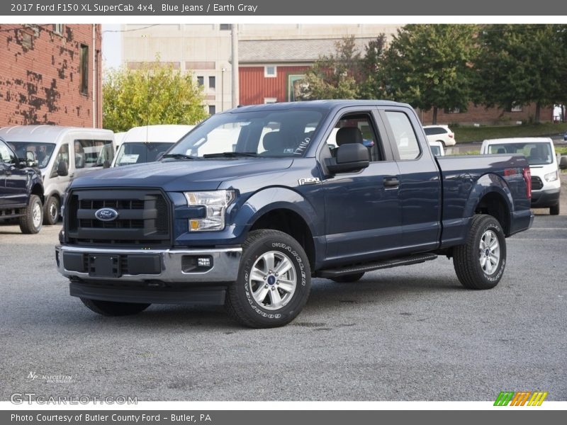 Blue Jeans / Earth Gray 2017 Ford F150 XL SuperCab 4x4