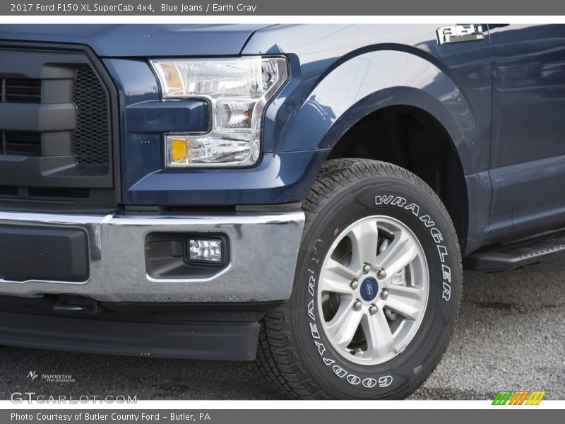Blue Jeans / Earth Gray 2017 Ford F150 XL SuperCab 4x4