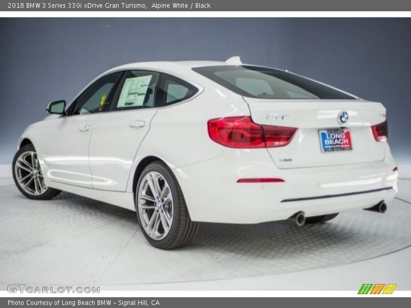 Alpine White / Black 2018 BMW 3 Series 330i xDrive Gran Turismo
