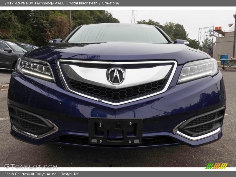 Crystal Black Pearl / Graystone 2017 Acura RDX Technology AWD
