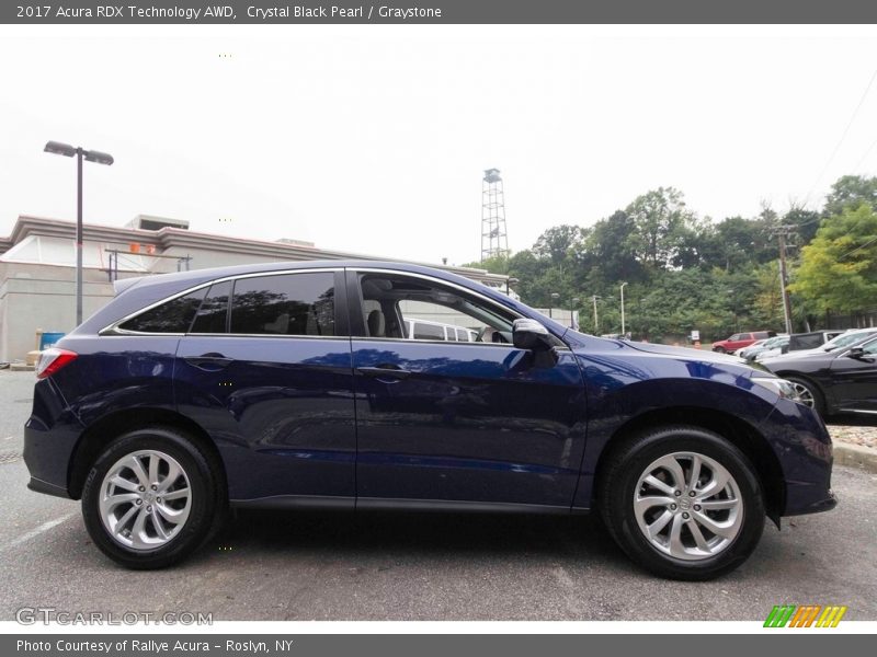 Crystal Black Pearl / Graystone 2017 Acura RDX Technology AWD