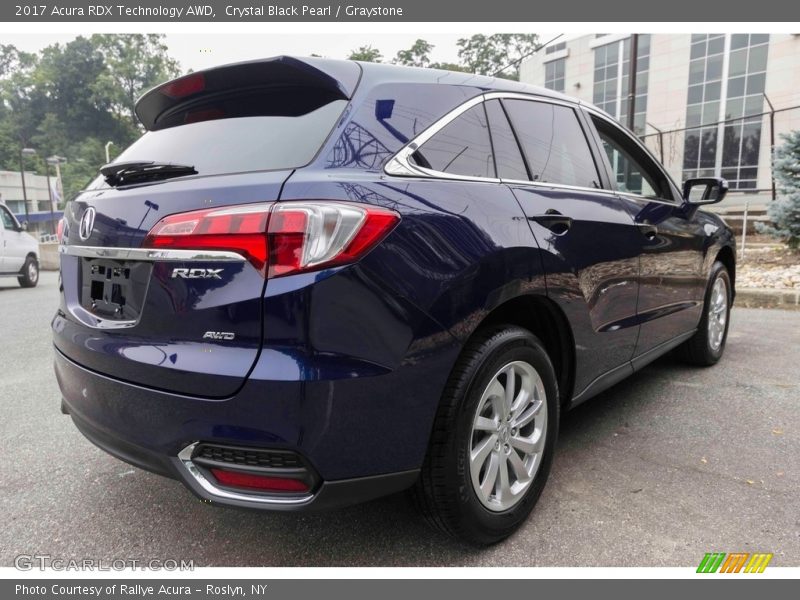 Crystal Black Pearl / Graystone 2017 Acura RDX Technology AWD
