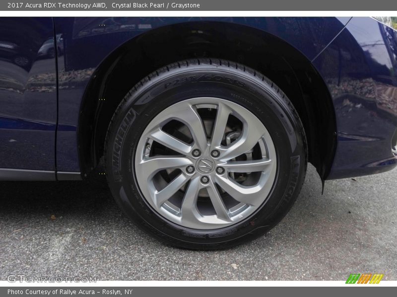 Crystal Black Pearl / Graystone 2017 Acura RDX Technology AWD