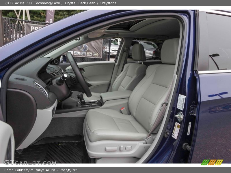 Crystal Black Pearl / Graystone 2017 Acura RDX Technology AWD