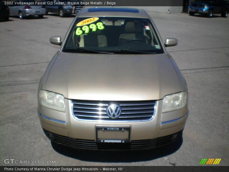Mojave Beige Metallic / Beige 2002 Volkswagen Passat GLS Sedan