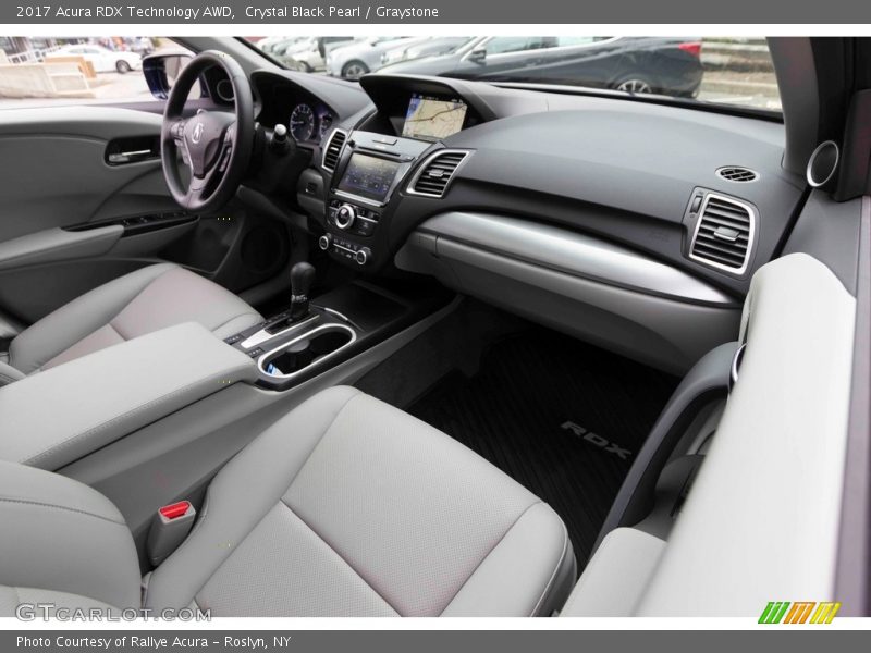 Crystal Black Pearl / Graystone 2017 Acura RDX Technology AWD
