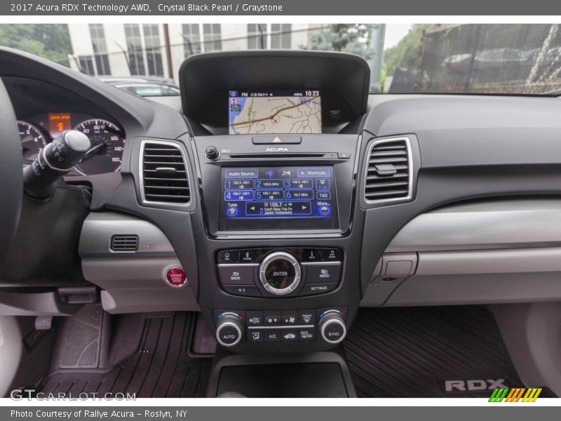 Crystal Black Pearl / Graystone 2017 Acura RDX Technology AWD