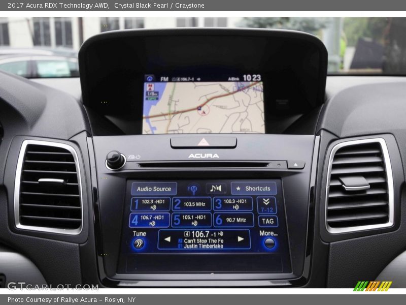 Crystal Black Pearl / Graystone 2017 Acura RDX Technology AWD