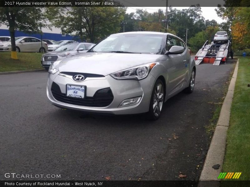 Ironman Silver / Black 2017 Hyundai Veloster Value Edition
