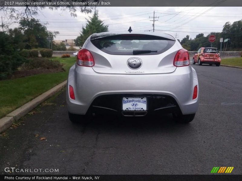 Ironman Silver / Black 2017 Hyundai Veloster Value Edition