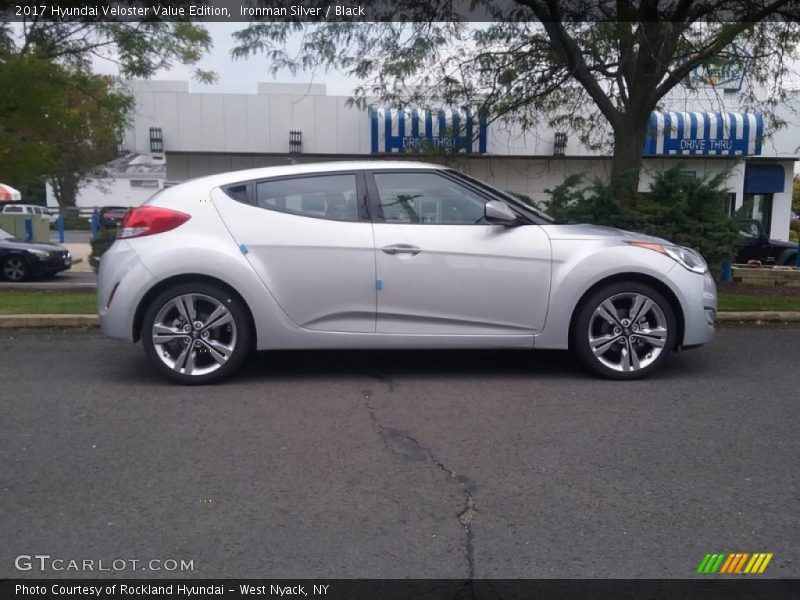 Ironman Silver / Black 2017 Hyundai Veloster Value Edition