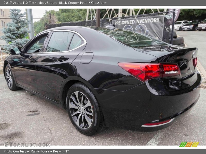 Black Copper Pearl / Graystone 2017 Acura TLX Technology Sedan