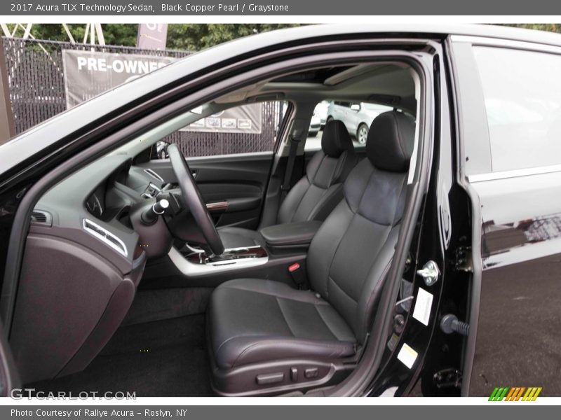 Black Copper Pearl / Graystone 2017 Acura TLX Technology Sedan