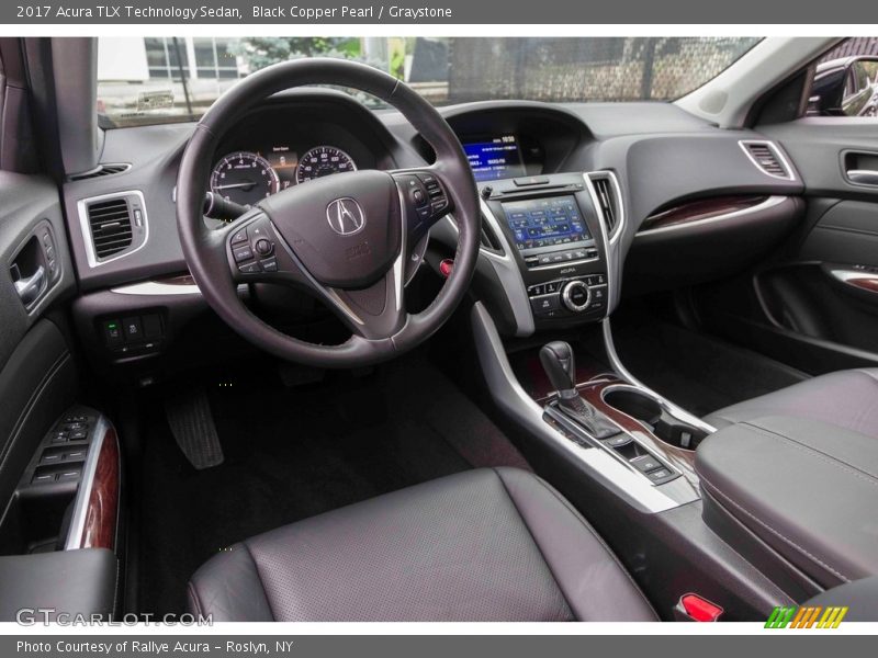 Black Copper Pearl / Graystone 2017 Acura TLX Technology Sedan